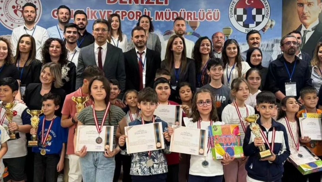 Denizli il Milli Eğitim Müdürlüğü ve Türkiye Akıl Zekâ Oyunları Federasyonu tarafından düzenlenen ilkokullar arası turnuvada öğrencilerimizin gösterdikleri başarıdan dolayı tebrik ederiz.