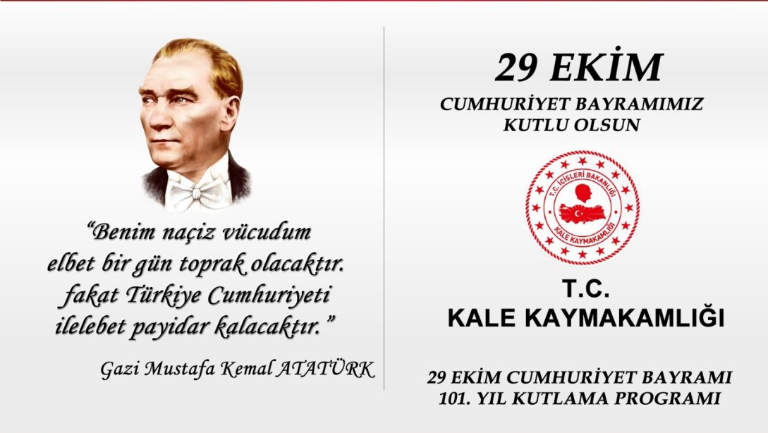 29 EKİM CUMHURİYET BAYRAMIMIZ KUTLU OLSUN